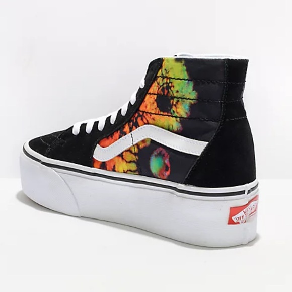Vans Sk8-Hi Paradoxical Black Tapered Stackform Shoes - Picture 12 of 13